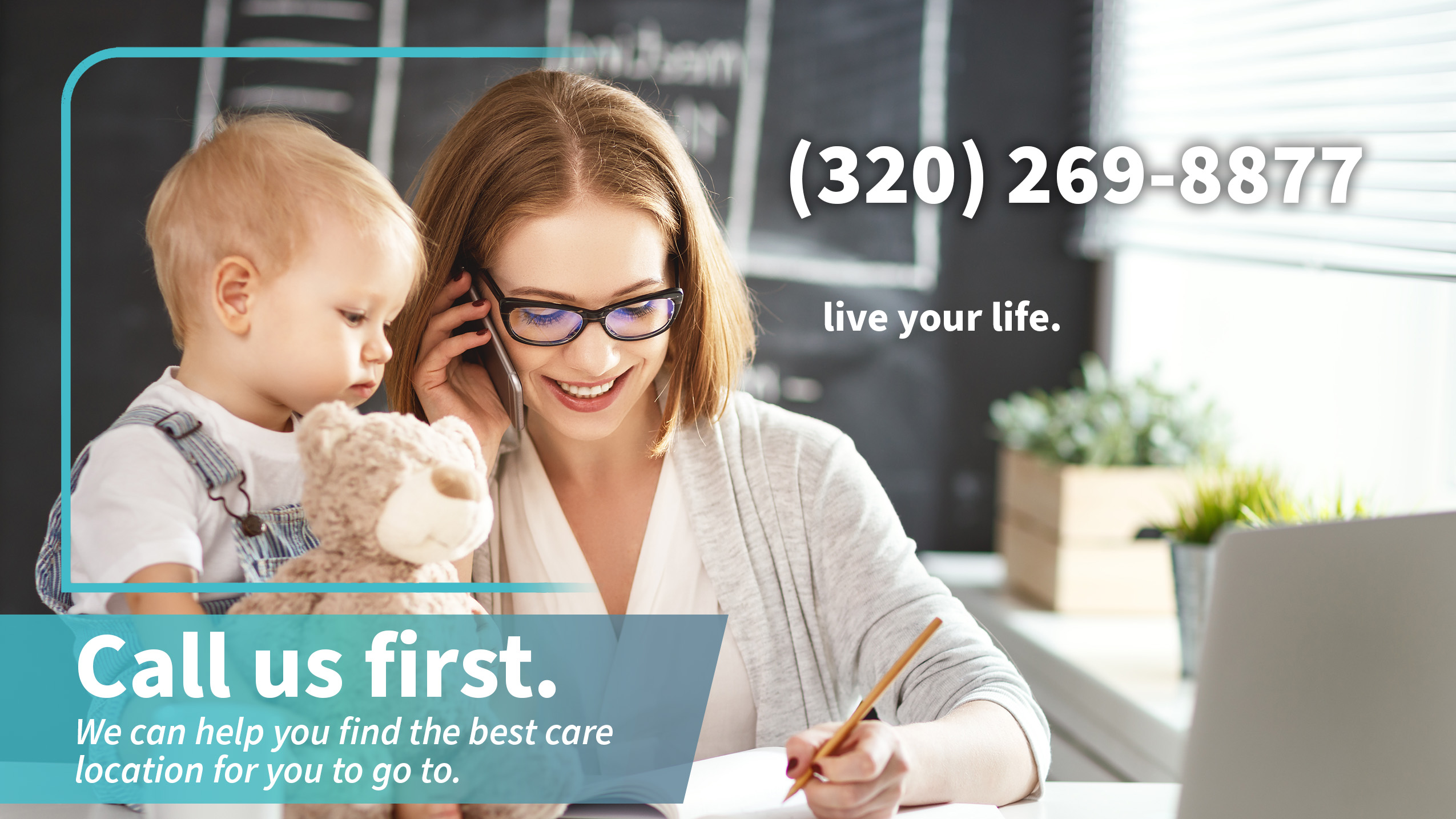 Call us first to find the best care location. (320) 269-8877 - CCM Health