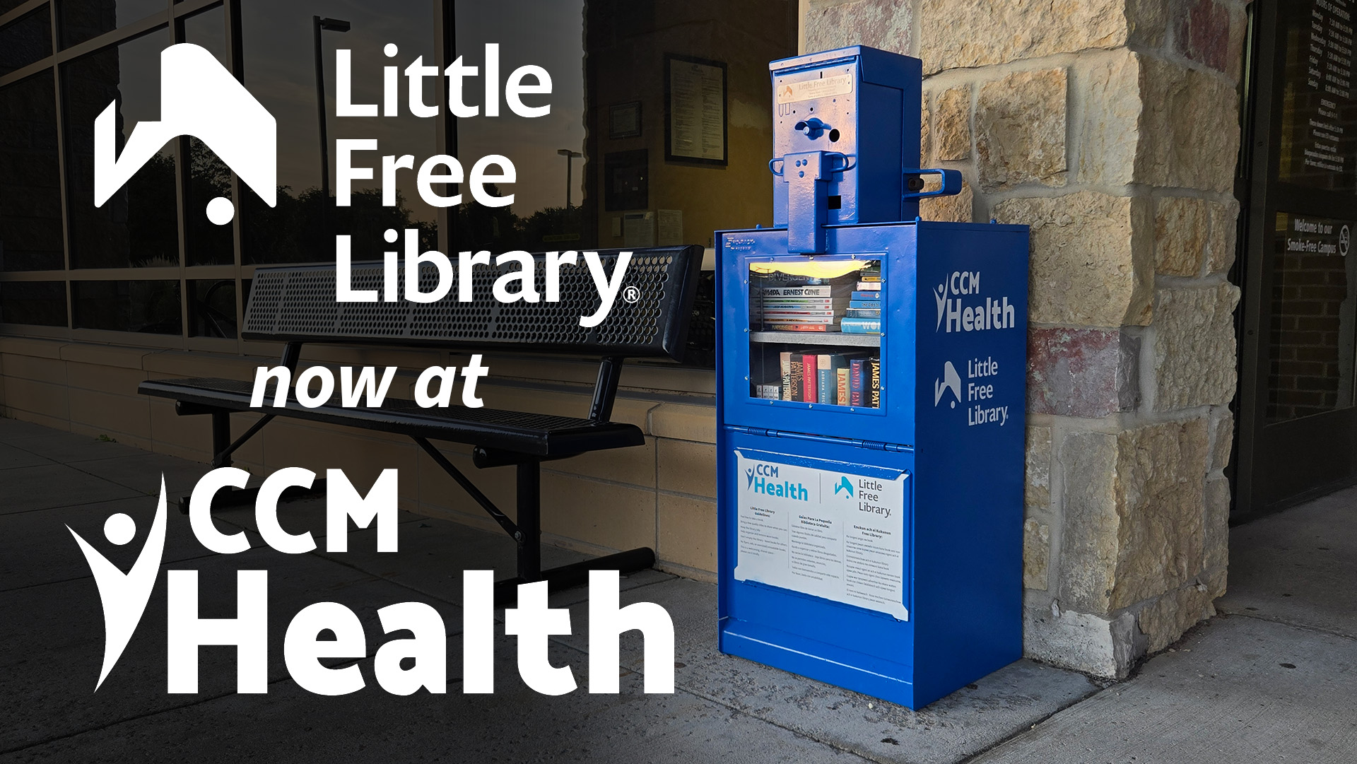 CCM Health Brings a New Little Free Library to Montevideo
