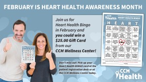 CCM Health Heart Health Bingo