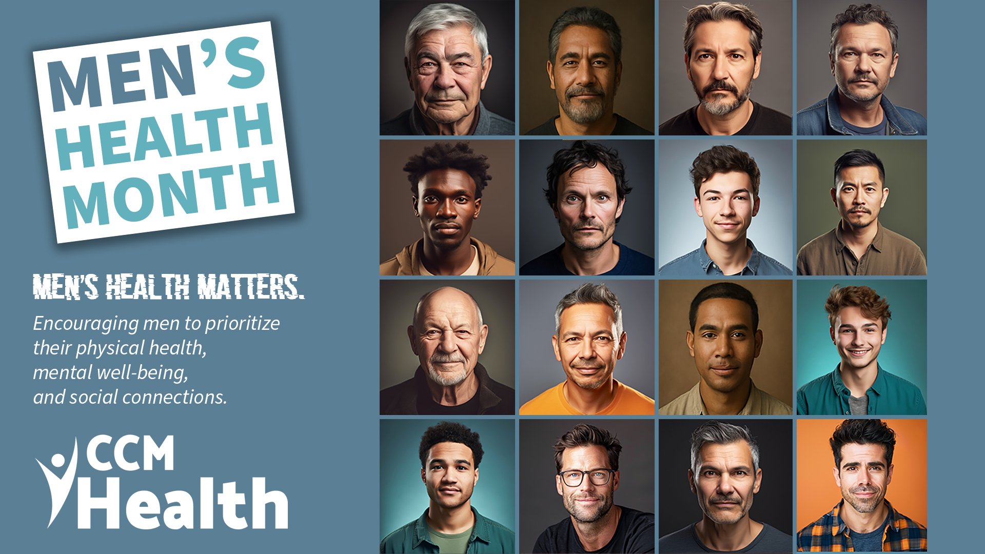 Man Up for Your Health: 6 Preventive Tips Every Guy Should Know - CCM Health - June is Men's Health Month.