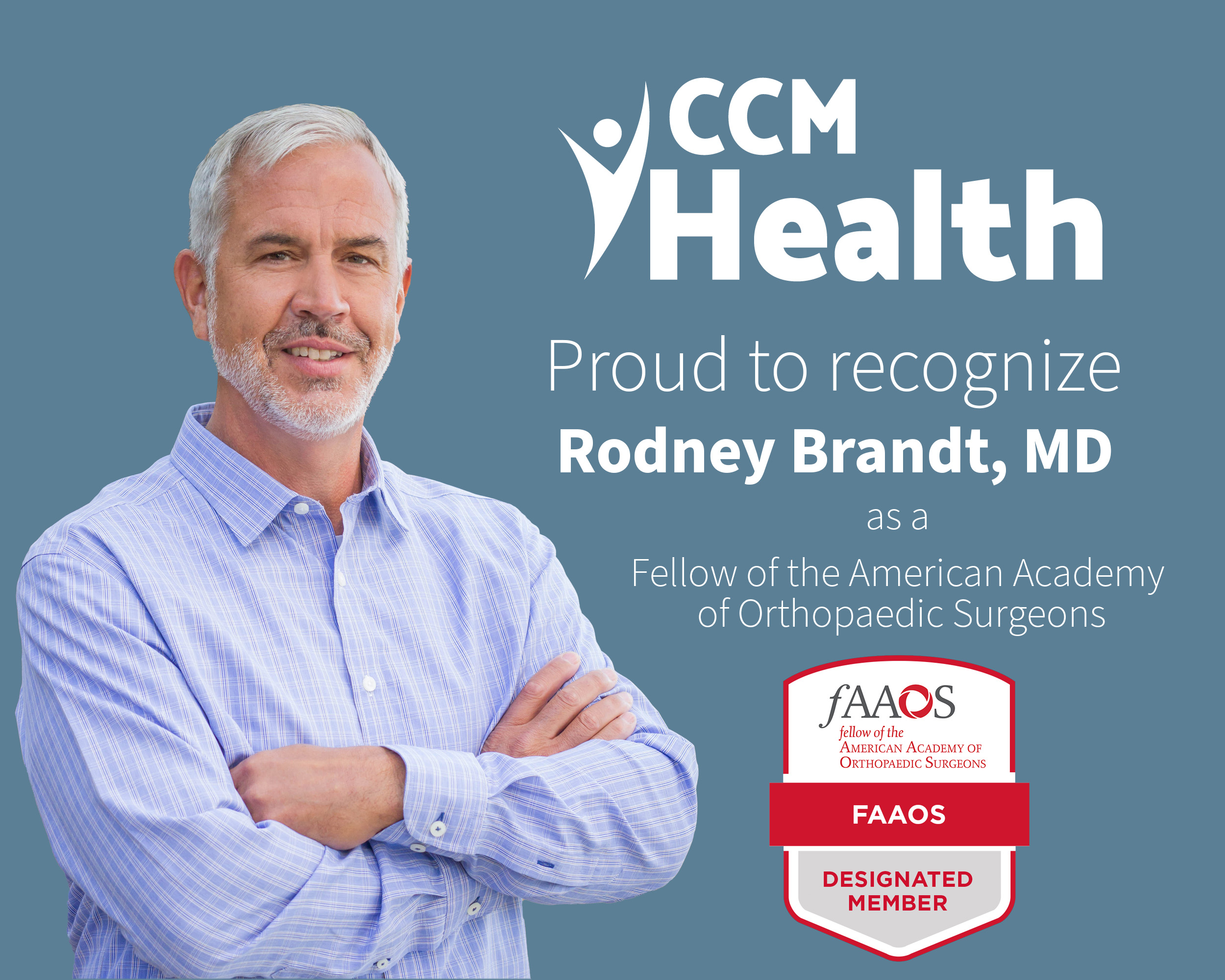 Highlighting Excellence in Orthopedic Care at CCM Health with Dr. Rodney Brandt, MD