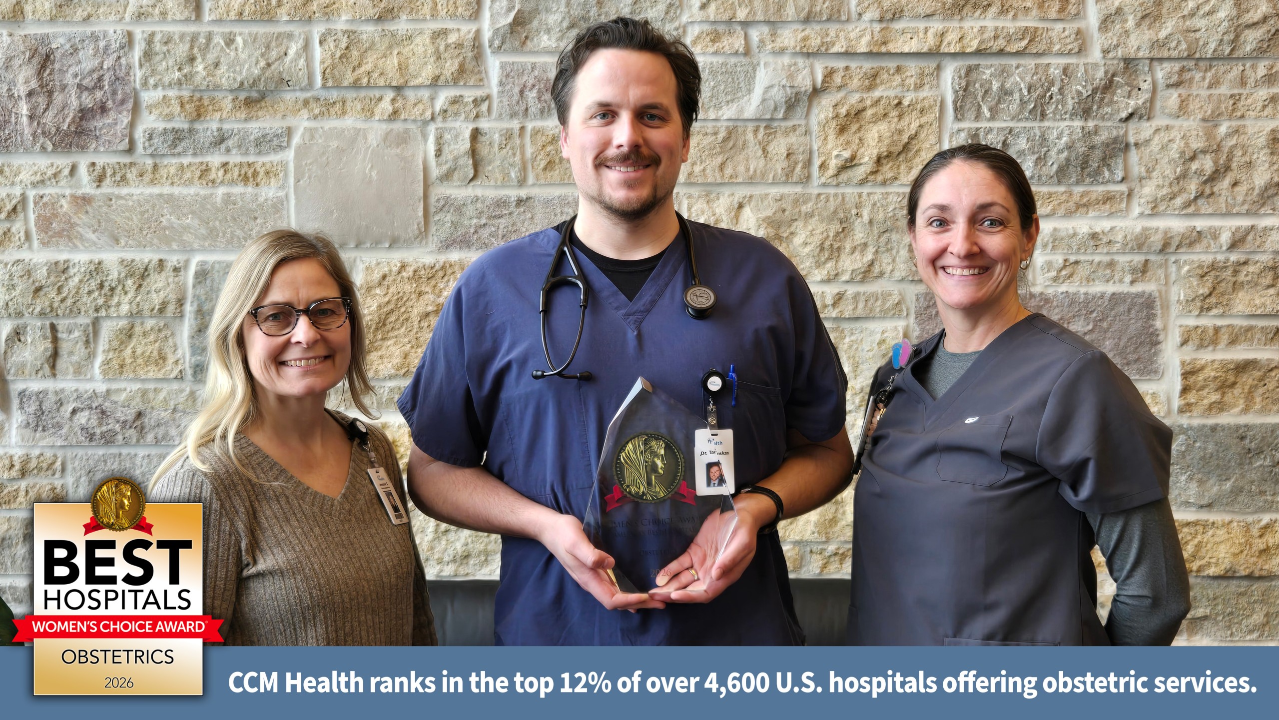 CCM Health Receives the 2026 Women’s Choice Award® as One of America’s Best Hospitals for Obstetrics
